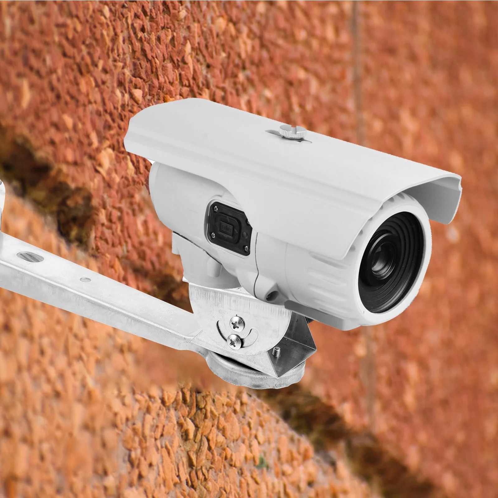Suport camera de perete, otel inoxidabil, reglabil, argintiu, 25x8.3x6 ...
