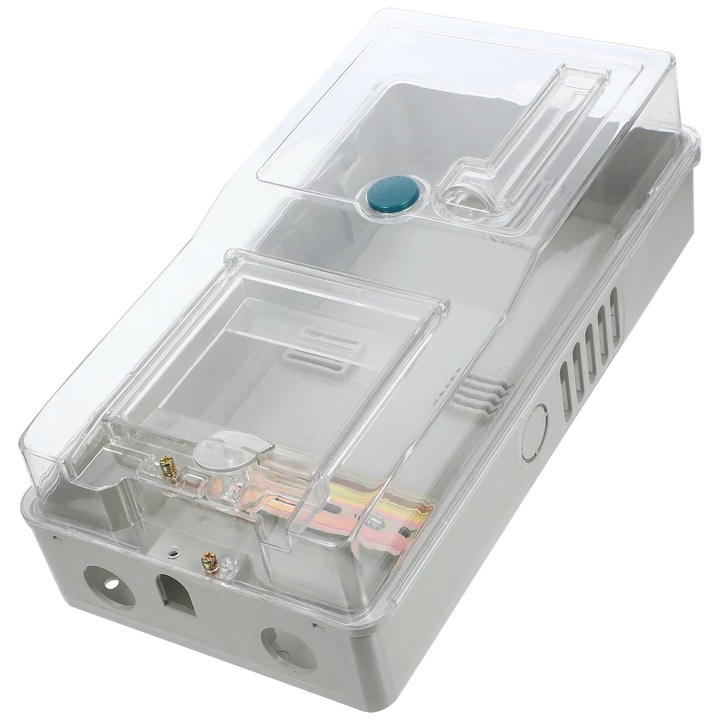 Cutie contor electric plastic transparent 33x17.5x9.5cm rezistent UV
