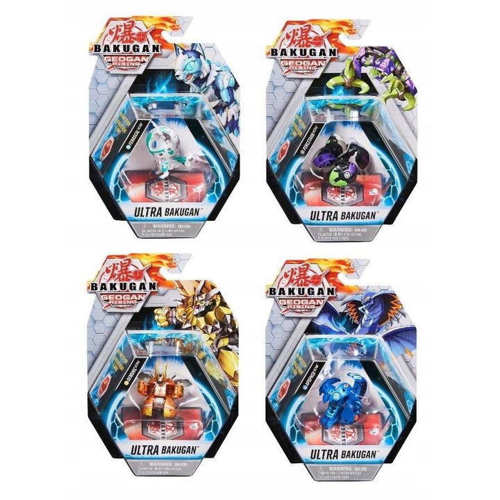 Bakugan Spin Master Geogan Rising figura, átalakuló, 16.5x22.8x6.3cm