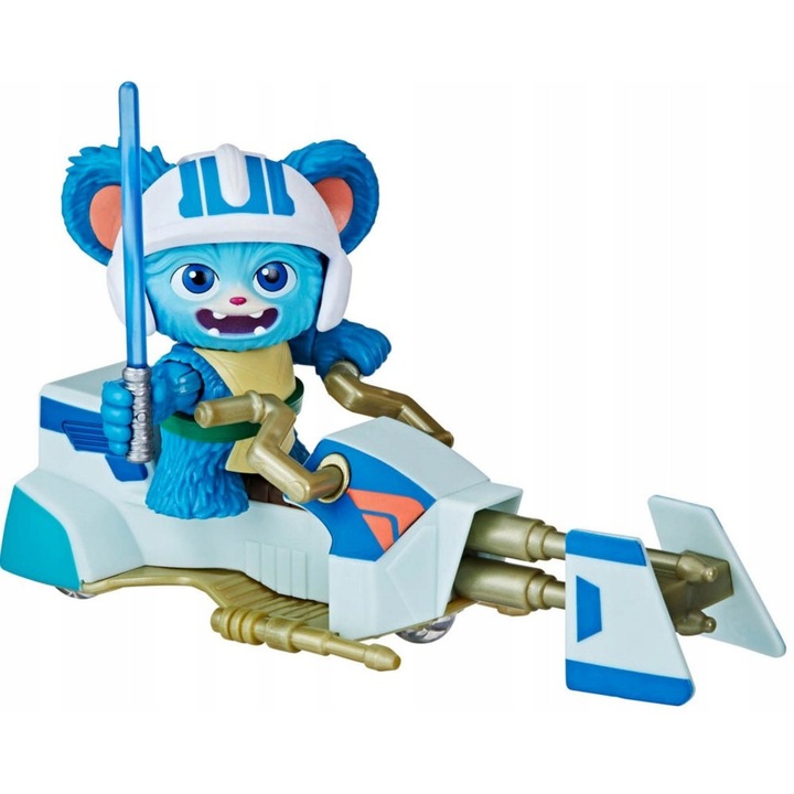 Hasbro Star Wars Nubs figura kék járművel 10x16cm