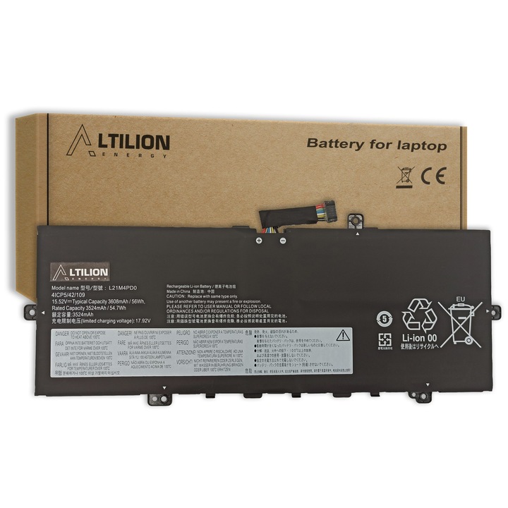 Laptop akkumulátor Altilion Energy L21M4PD0 kompatibilis Lenovo modellekkel
