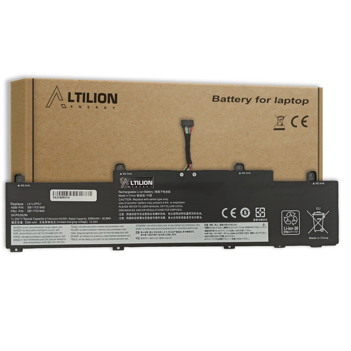Laptop akkumulátor Altilion Energy L21L3PG1 kompatibilis Lenovo modellekkel