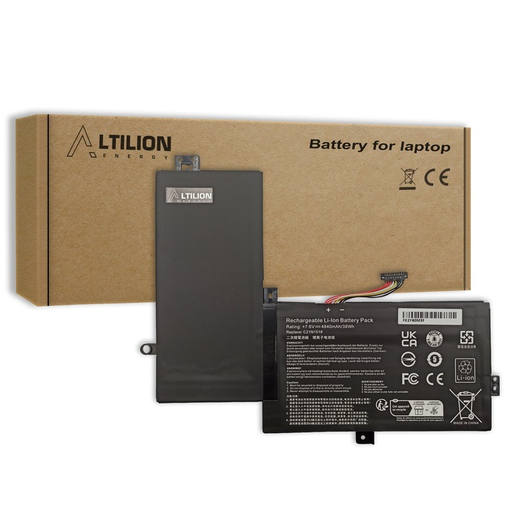 Laptop akkumulátor Altilion Energy C21N1518 kompatibilis Asus modellekkel