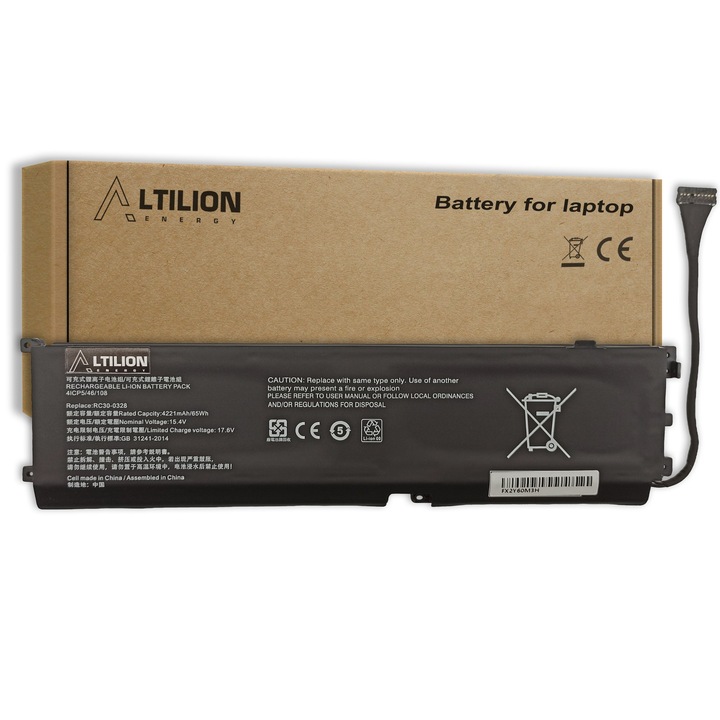 Laptop akkumulátor Altilion Energy RC30-0328 kompatibilis Razer modellekkel