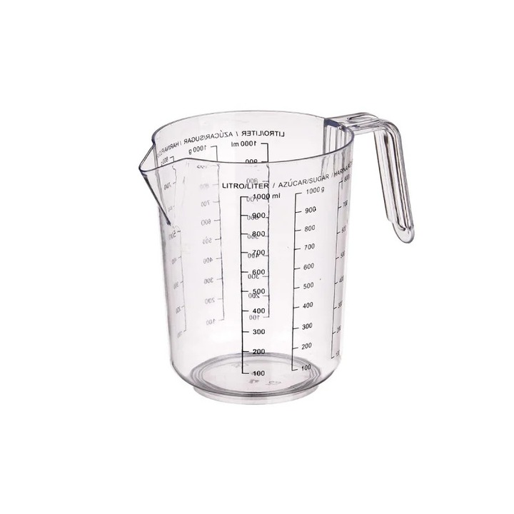 Kinvara mérőedény, átlátszó, 1 L