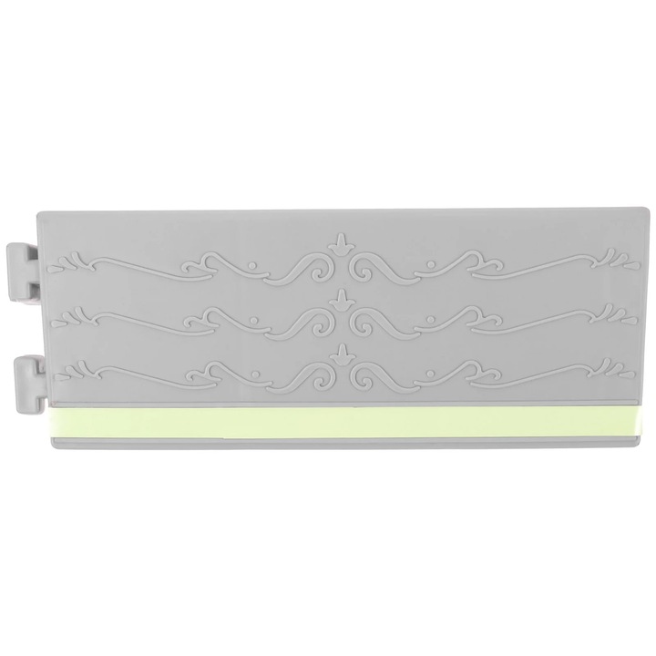 Rampa prag din plastic YANYXR BCS3238312, anti-derapant pentru robot aspirator si scaun cu rotile, gri, 26.5 x 10 x 3 cm
