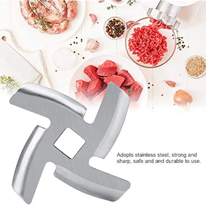 Lama tocator inox pentru masina de tocat carne, 2 dimensiuni disponibile