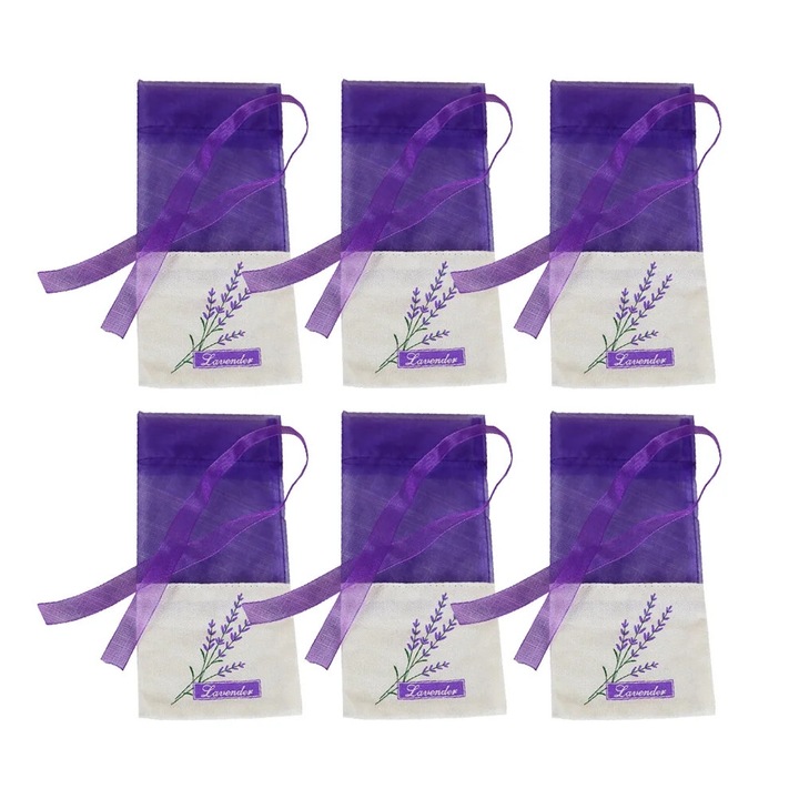 Set 30 saculeti lavanda YANYXR mov inchis