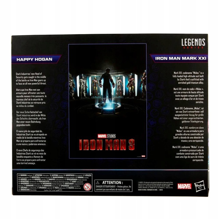 Hasbro Marvel Legends Happy Hogan Iron Man 2021 2 figurás készlet