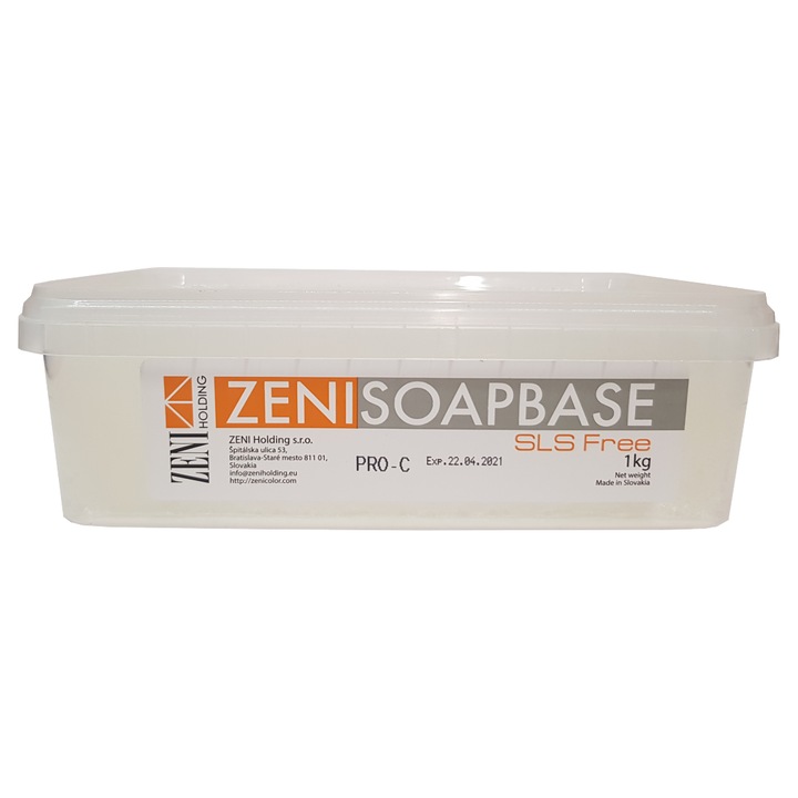 Zeni Pro SLS-mentes szappanalap (transzparens) - 1 kg