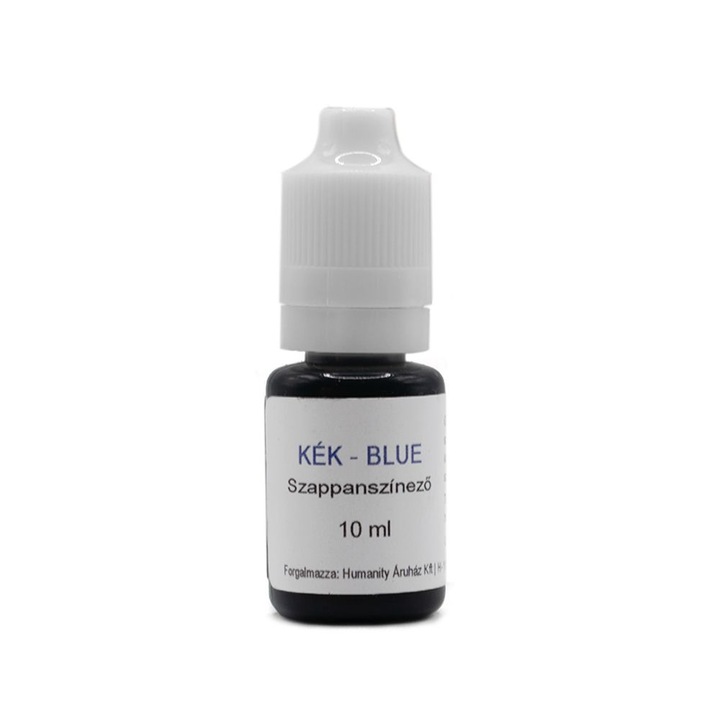 Blue - Kék színű Glicerinbázisú folyékony szappanszínező, 10 ml