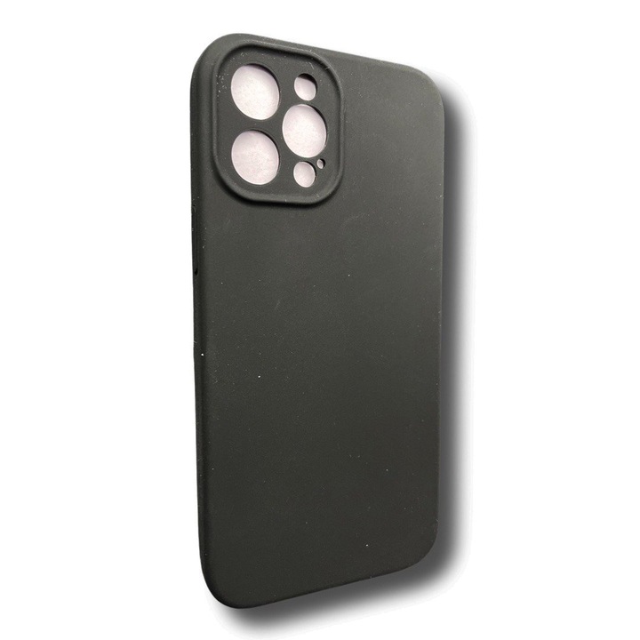 Szilikon tok TP-59 kamerával iPhone 13 Pro Max-hoz, Digital One, fekete, 0.128 GB