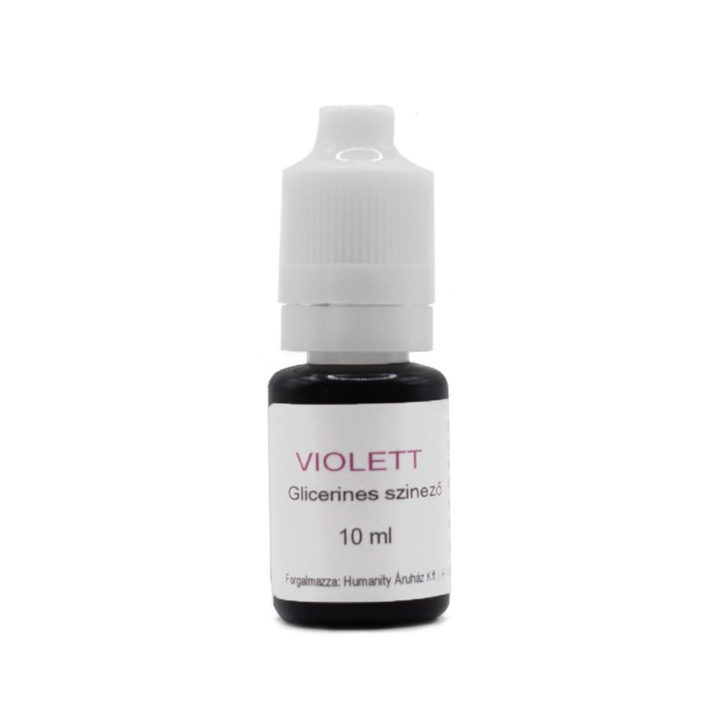 Violett - Ibolya lila színű Glicerinbázisú folyékony szappanszínező, 10 ml