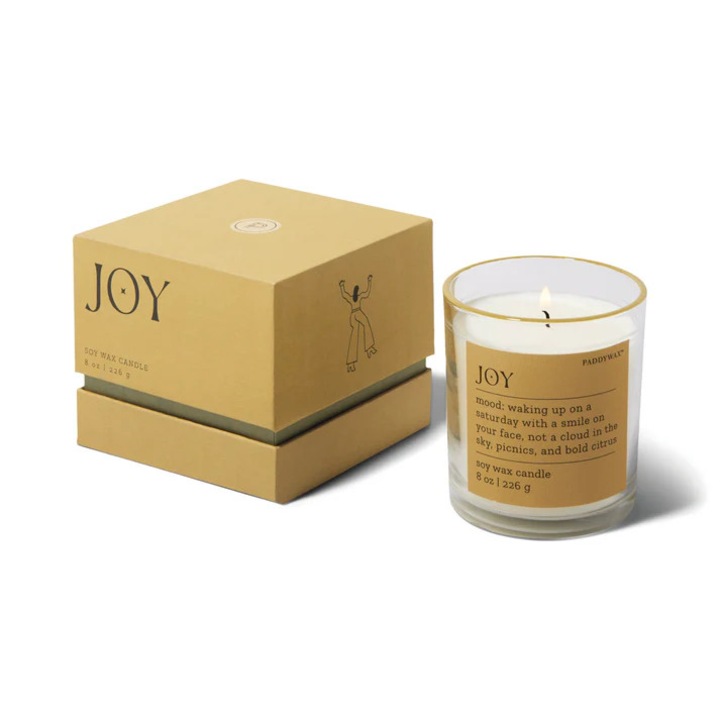 Gyertya Paddywax Mood gyertya Joy Misted Lime, 226 g