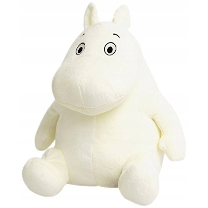 Plüss Mumin Aurora 34x27x27cm puha fehér