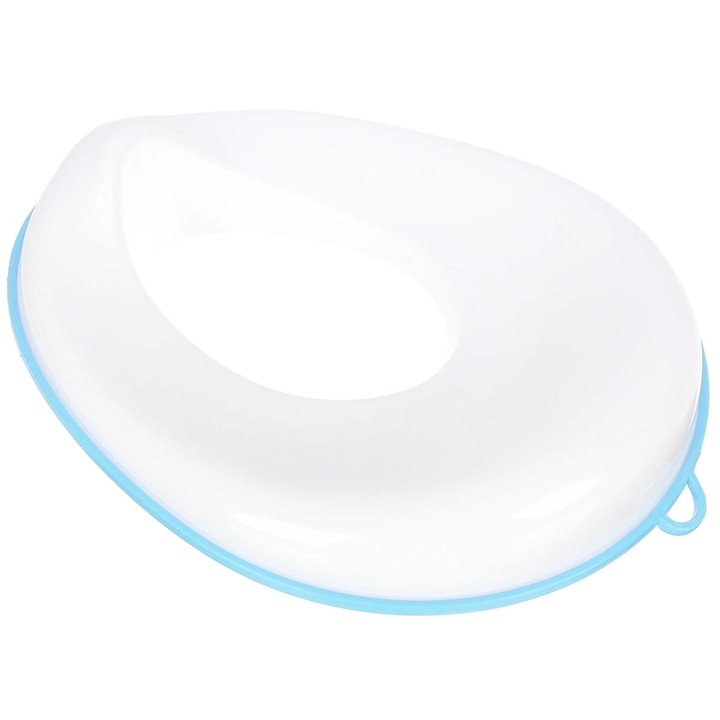 Scaun toaleta copii portabil, albastru cer, 38x30x8.5cm