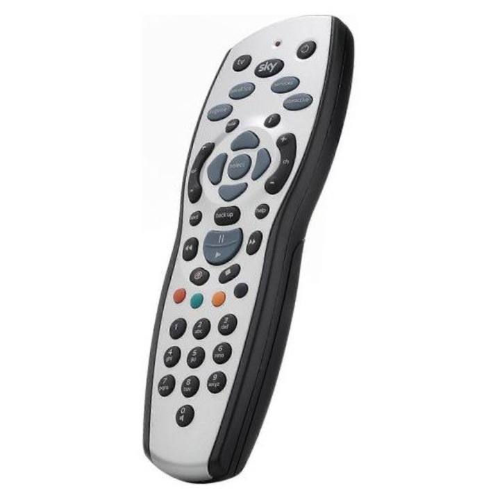 Sky Plus HD 2017 REV 9f ezüst vezeték nélküli csere távirányító