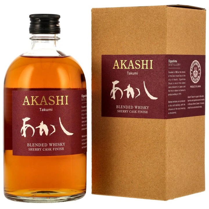 Whisky Japonez Akashi Takumi, 40%, 0.5l