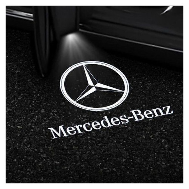 2 db ajtóvilágítás készlet Mercedes-Benz C217 S Coupe CLA W118 HD üveglencse plug and play