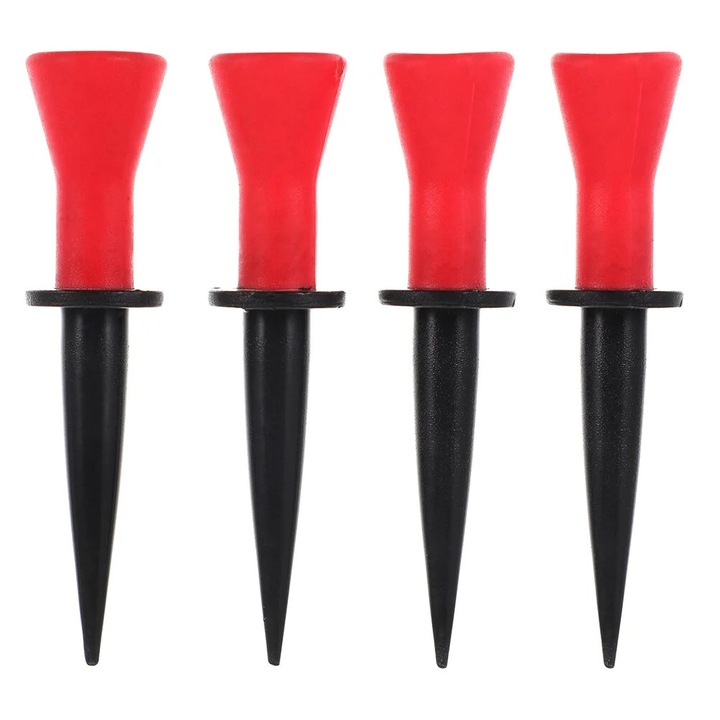 Set 4 suporturi elastice golf rosu 5.8x1.3x1.3cm