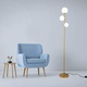 Lampadar LED dimabil, alb cald, 63x46x20cm, versatil
