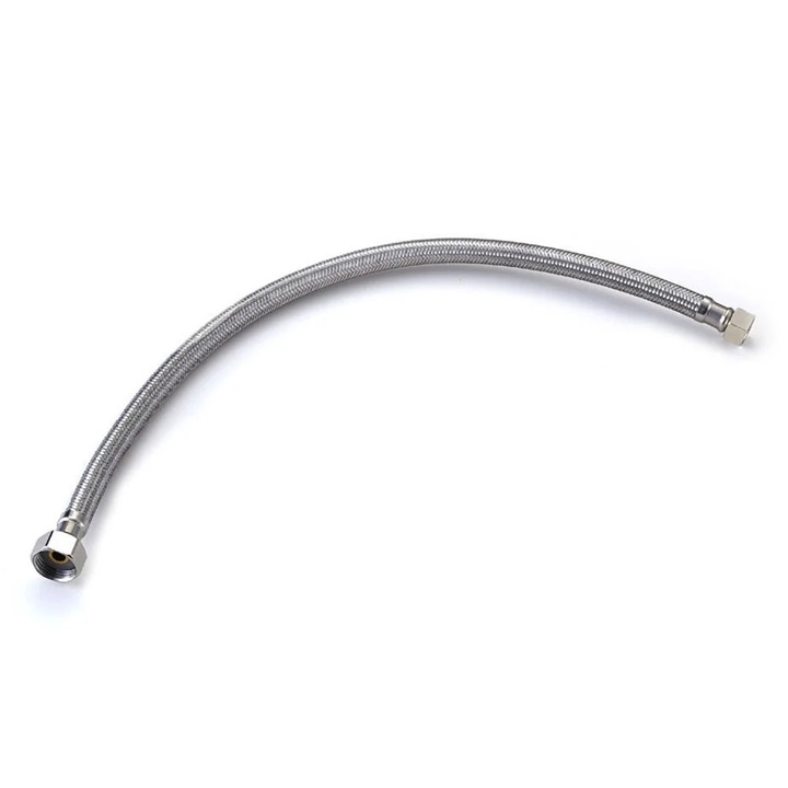 YANYXR flexibilis csatlakozócső, rozsdamentes acél fonott, 3/8" x 1/2", 20 inch