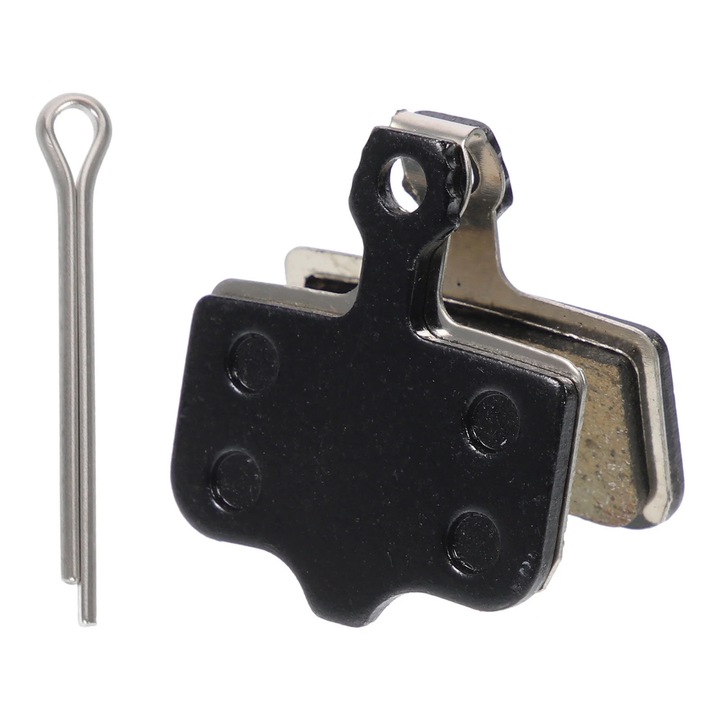 Placute frana bicicleta, negru, 4x3.5x1cm, rezistente uzura