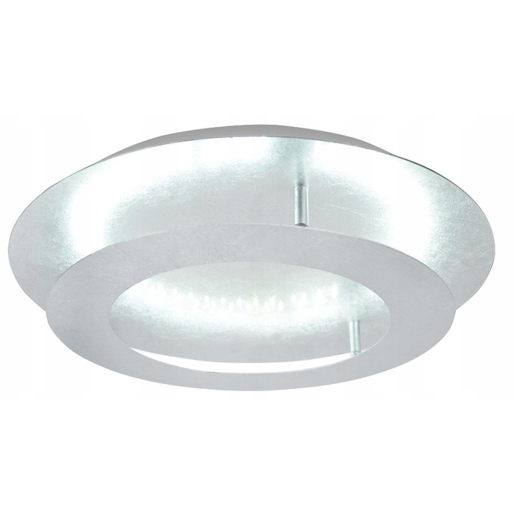 Плафон Candellux Merle 24W LED 3000K сребрист 50x50x8см