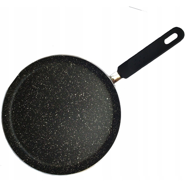 Kinghoff serpenyő 25x2cm gránit tapadásmentes fekete