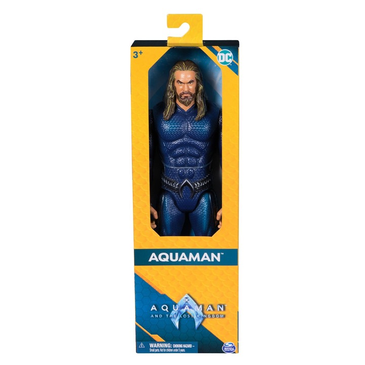 Aquaman figura, Spin Master, 30cm, kék, DC Comics gyűjtemény