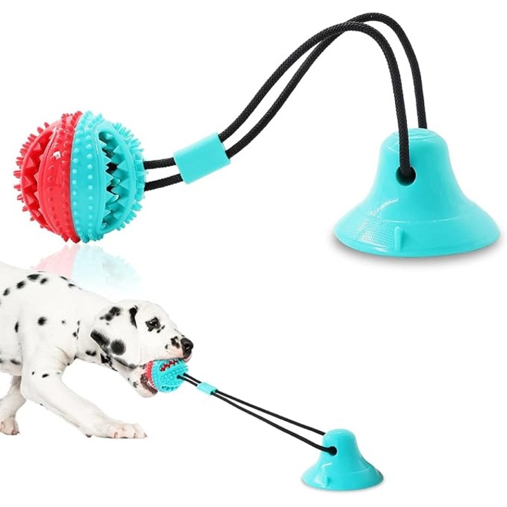 Kutyajátékok, HERUSI, rágó- és puzzle játékszett, kék, tartós, nem mérgező