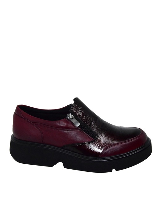 Pantofi Casual Dama Caspian 036 Bordo - 38, Bordo