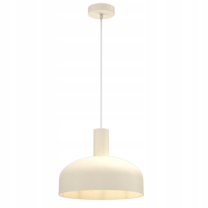 Függőlámpa Milagro Visby krém fém 30x30x40-90cm 1xE27