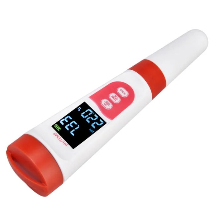 Тестер pH ABS, LCD, прецизен, температурна компенсация, 185x40mm