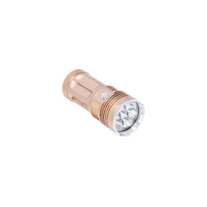 LED фенер, 8000 lm, алуминий, бял, 13.7x6x5.4см, преносим, водоустойчив IPX5