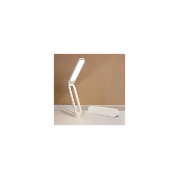Lampa birou pliabila LED, portabila, 3 moduri цвят, зареждане USB, 2400mAh, малка