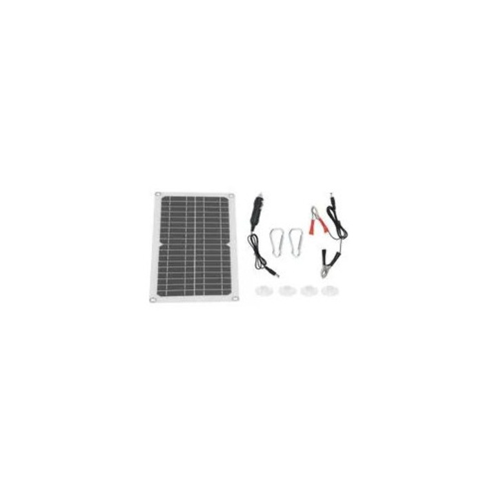 Соларен панел 18W 12V полугъвкав, IP65, 42x19см