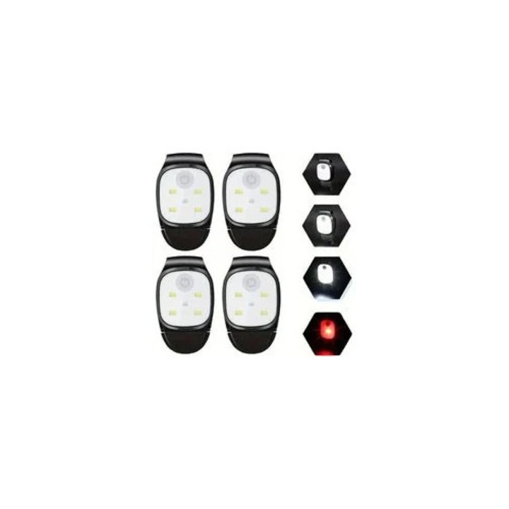 LED USB акумулаторен фенер, 4 режима, 69гр, черен