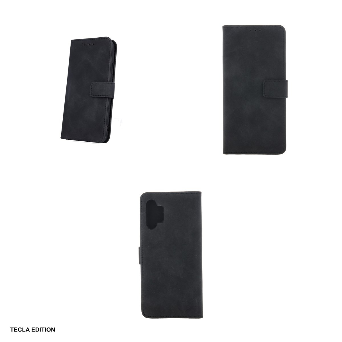 Husa Smart Velvet pentru Apple iPhone XR, tip carte cu inchidere magnetica, Negru