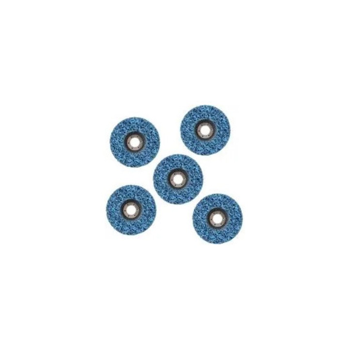 5 db csiszolókorong készlet, kék, 100x14mm, 115x14mm, 125x14mm