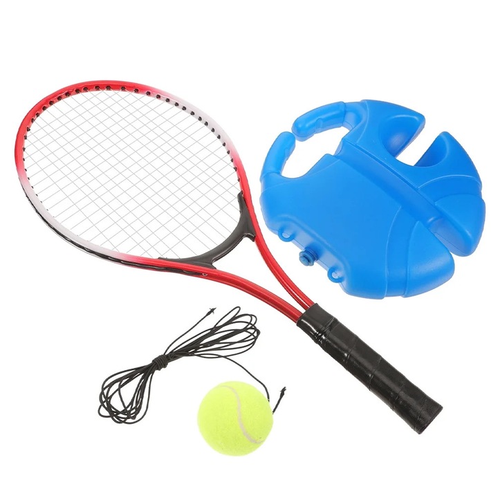 Set antrenament tenis, portabil, multicolor, 52.5x22x2.2cm