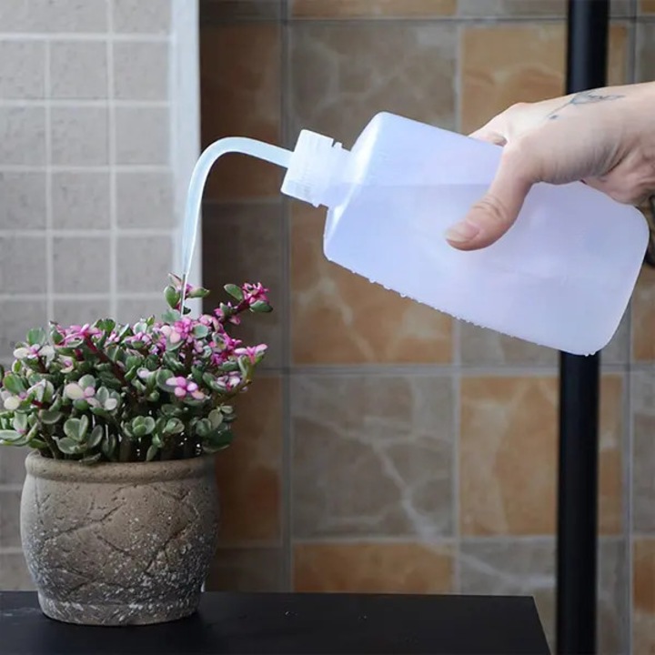 Vizespalack 500ml, hajlékony, fehér-kék, 21x7cm