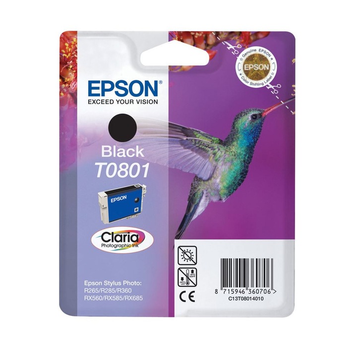 Epson C13T08014011 Tintapatron, Fekete