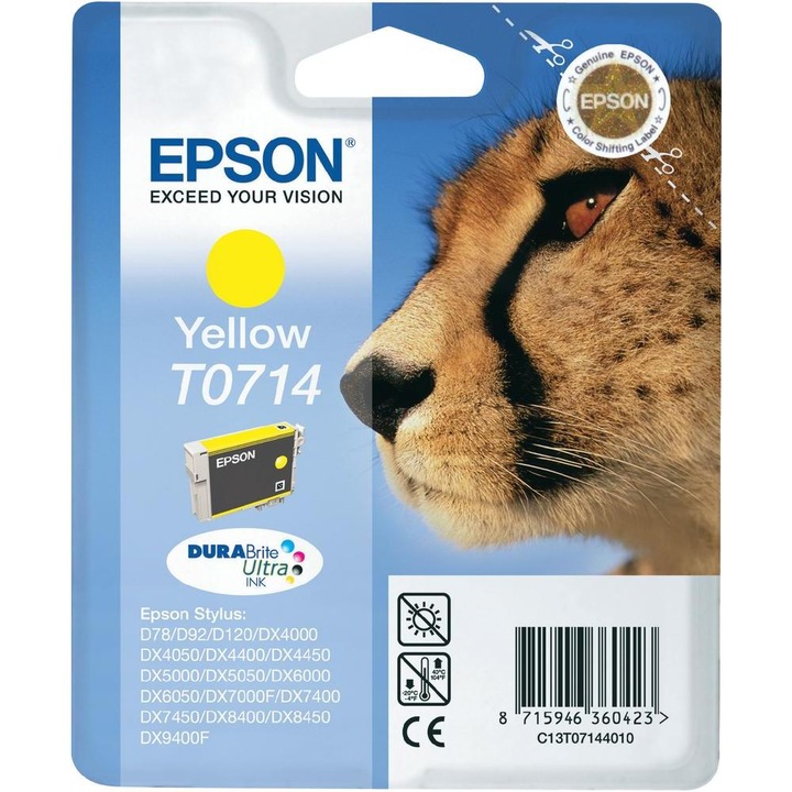 Epson C13T07144011 tintapatron, Sárga