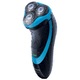 Aparat de ras AquaTouch Philips AT750/16, acumulator, 3 capete, negru/albastru