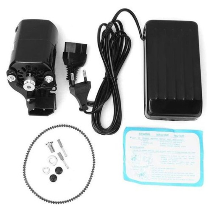 Varrógép motor 180W pedállal, univerzális, 220V