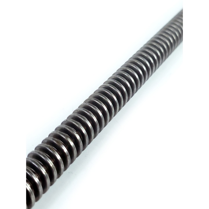 Ozdowski trapézmenetes orsó 14x3mm jobb acél 50cm