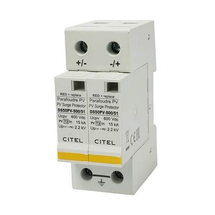 Svodic túlfeszültség-védő XTEND Solarmi DS50PVS 500V 99x67x54mm