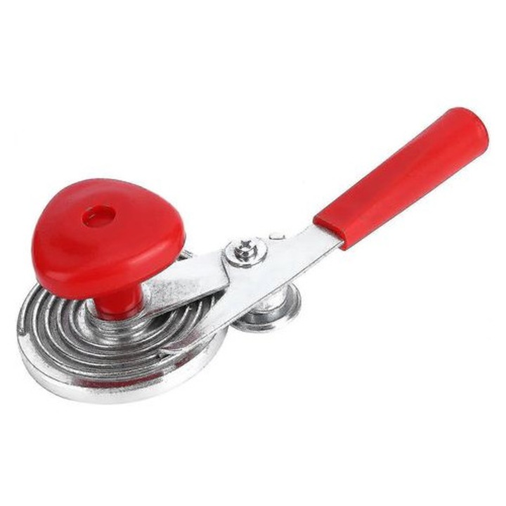 Aparat manual vidat conserve, metal-ABS, portabil, compatibil borcane