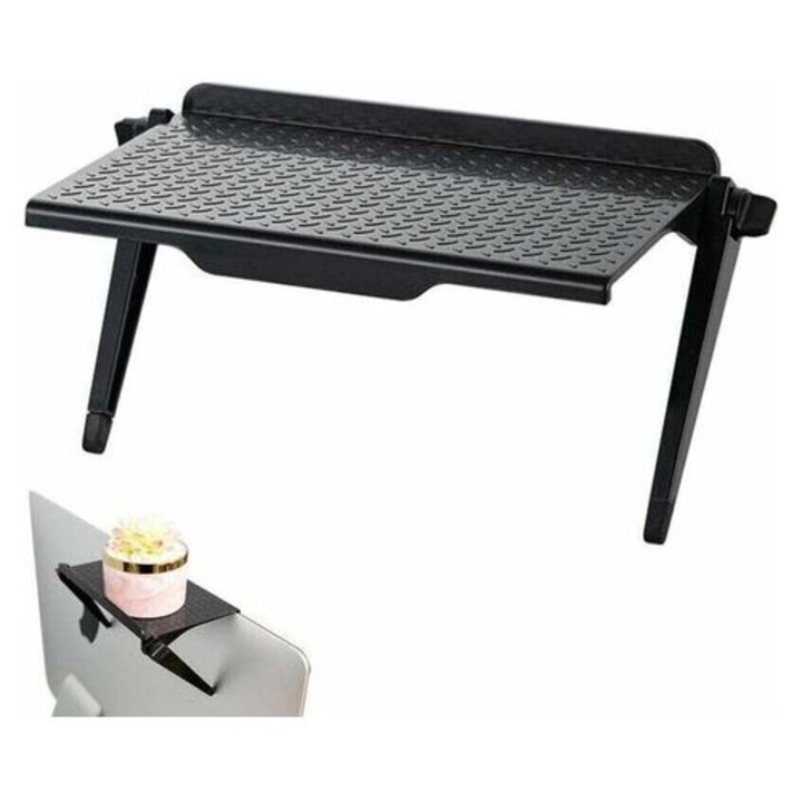 Raft suport decodor streaming negru 30x11cm